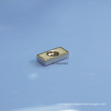 High Quality Block NdFeB Neodymium Magnet with a Hole